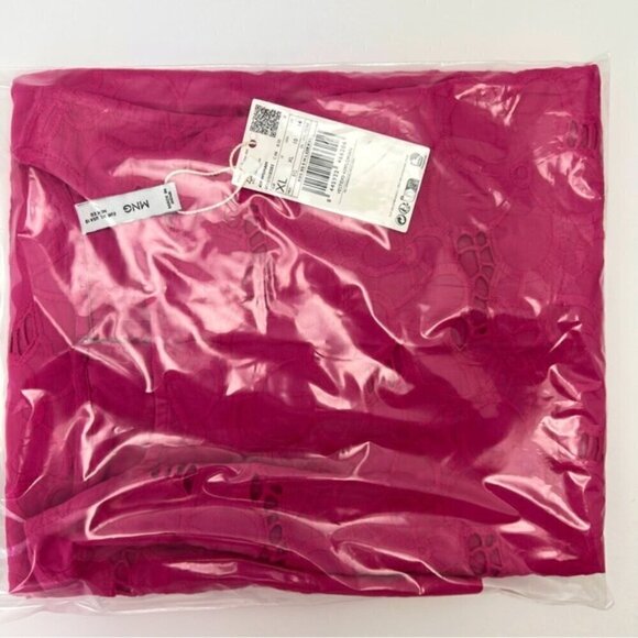 Mango Pink Lace Mini Dress - Picture 2 of 14